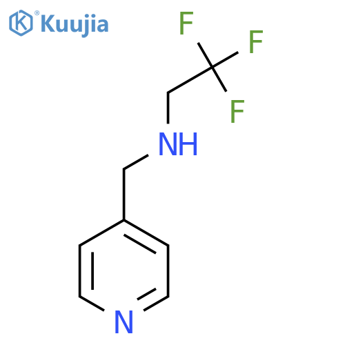 2,2,2-trifluoro-N-(pyridin-4-ylmethyl)ethan-1-amine structure