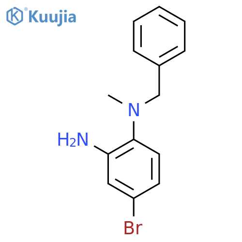 N-1-Benzyl-4-bromo-N-1-methyl-1,2-benzenediamine structure