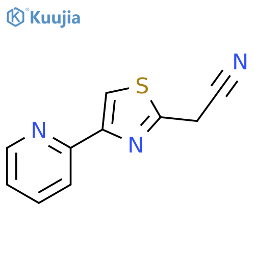 2-4-(Pyridin-2-yl)-1,3-thiazol-2-ylacetonitrile structure