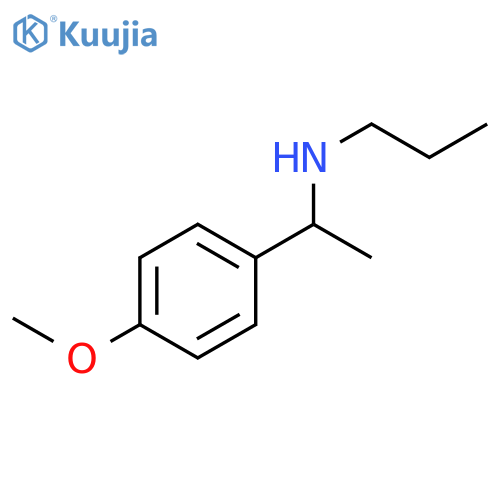 1-(4-methoxyphenyl)ethyl(propyl)amine structure