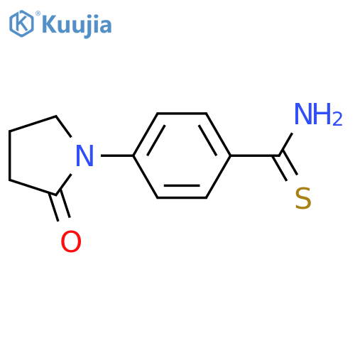 4-(2-Oxopyrrolidin-1-yl)benzene-1-carbothioamide structure