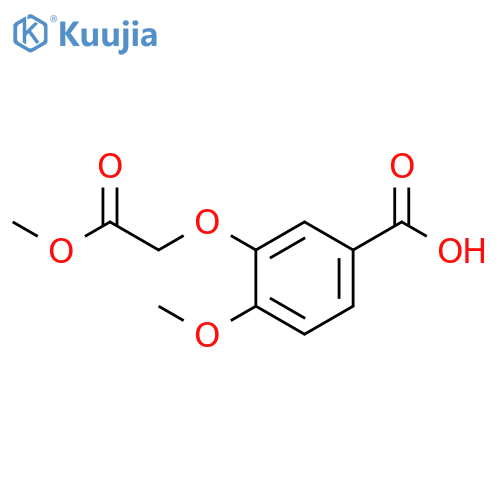4-methoxy-3-(2-methoxy-2-oxoethoxy)benzoic acid structure