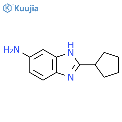 2-cyclopentyl-1H-benzo[d]imidazol-5-amine structure