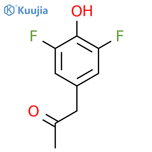 (3,5-Difluoro-4-hydroxyphenyl)acetone structure