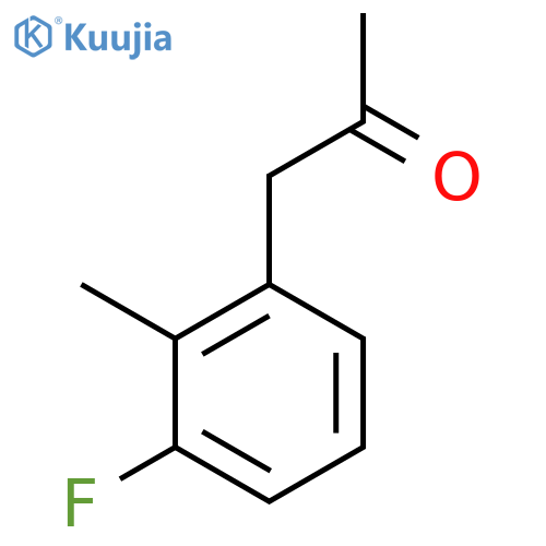 1-(3-Fluoro-2-methylphenyl)propan-2-one structure