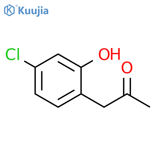 1-(4-chloro-2-hydroxyphenyl)propan-2-one structure