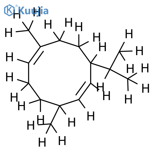 (8R)-Isopropyl-(1,5Xi)-dimethyl-cyclodeca-1-trans,6-trans-dien structure
