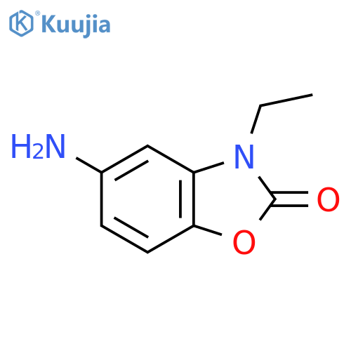 5-Amino-3-ethyl-2,3-dihydro-1,3-benzoxazol-2-one structure