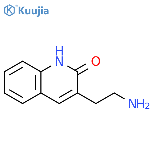 3-(2-aminoethyl)-1,2-dihydroquinolin-2-one structure