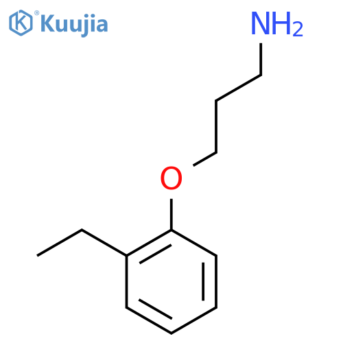 3-(2-ethylphenoxy)propan-1-amine structure