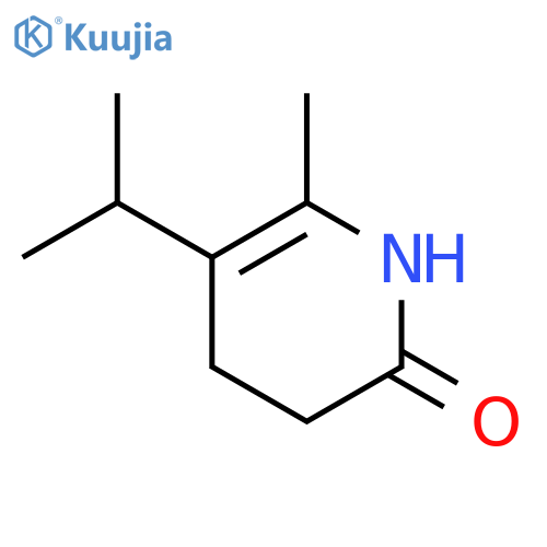 2(1H)-Pyridinone,3,4-dihydro-6-methyl-5-(1-methylethyl)- structure