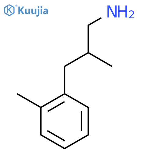 2-methyl-3-(2-methylphenyl)propan-1-amine structure
