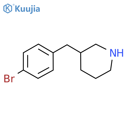 3-(4-bromophenyl)methylpiperidine structure