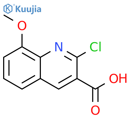 2-chloro-8-methoxyquinoline-3-carboxylic acid structure