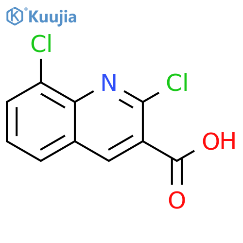 2,8-dichloroquinoline-3-carboxylic acid structure