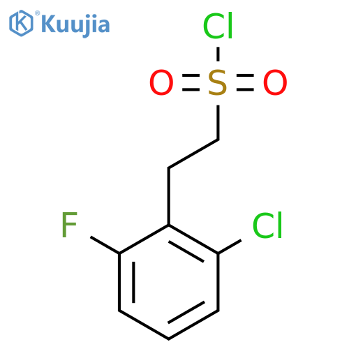 2-(2-chloro-6-fluorophenyl)ethane-1-sulfonyl chloride structure