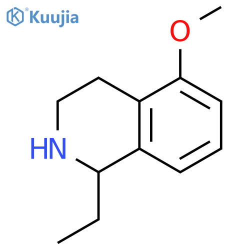 1-ethyl-5-methoxy-1,2,3,4-tetrahydroisoquinoline structure