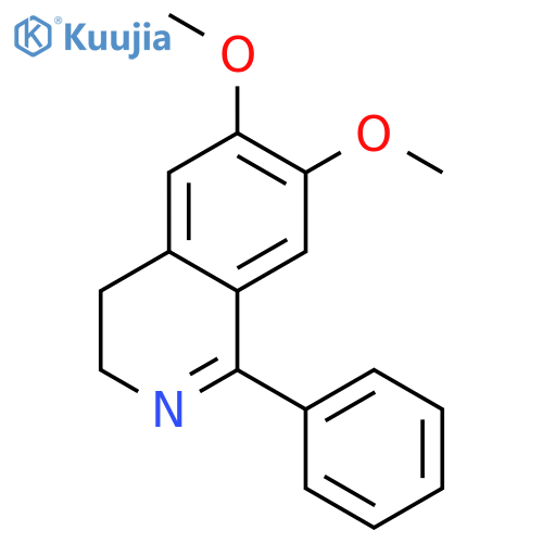 6,7-Dimethoxy-1-phenyl-3,4-dihydroisoquinoline structure