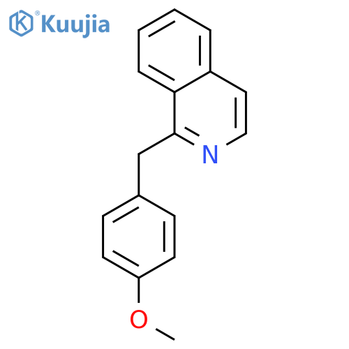 Isoquinoline, 1-[(4-methoxyphenyl)methyl]- structure