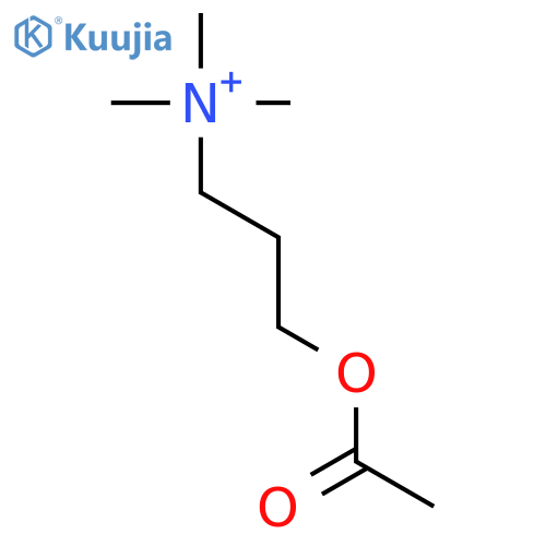 1-Propanaminium,3-(acetyloxy)-N,N,N-trimethyl- structure