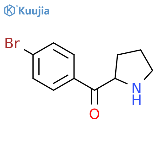 2-(4-Bromobenzoyl)pyrrolidine structure