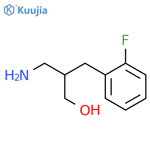 3-Amino-2-(2-fluorophenyl)methylpropan-1-ol structure
