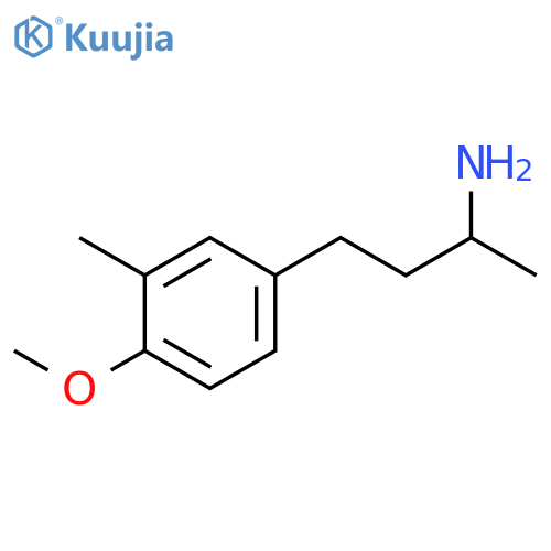 4-(4-methoxy-3-methylphenyl)butan-2-amine structure