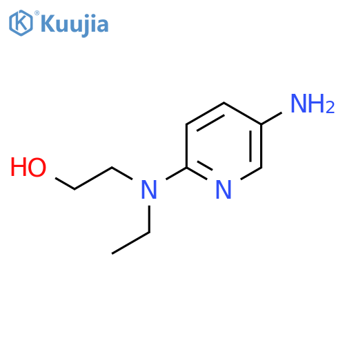 2-[(5-Amino-2-pyridinyl)(ethyl)amino]-1-ethanol structure