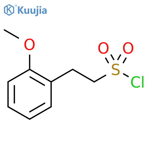 2-(2-methoxyphenyl)ethane-1-sulfonyl chloride structure