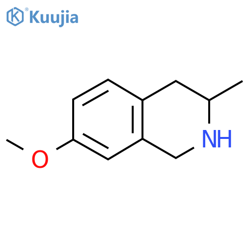 7-METHOXY-3-METHYL-1,2,3,4-TETRAHYDROISOQUINOLINE structure