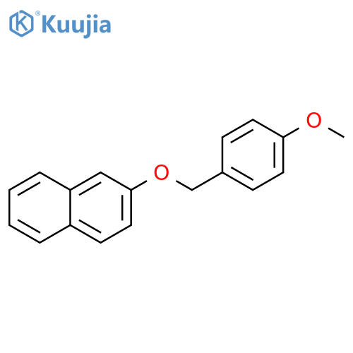 Naphthalene, 2-[(4-methoxyphenyl)methoxy]- structure