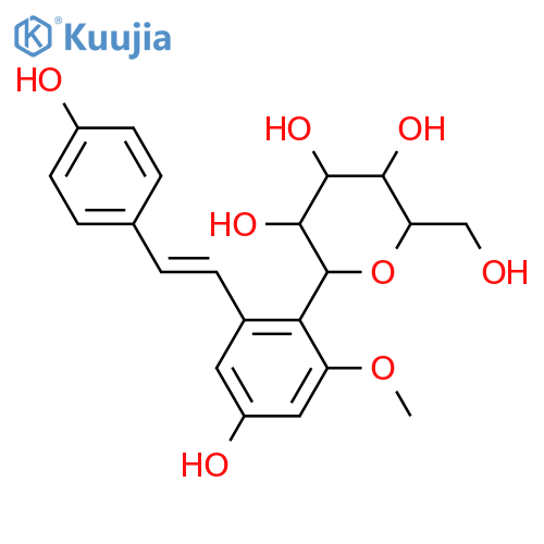 2-Glucosyl-3,4',5-trihydroxystilbene; (Z)-form, 3-Me ether structure