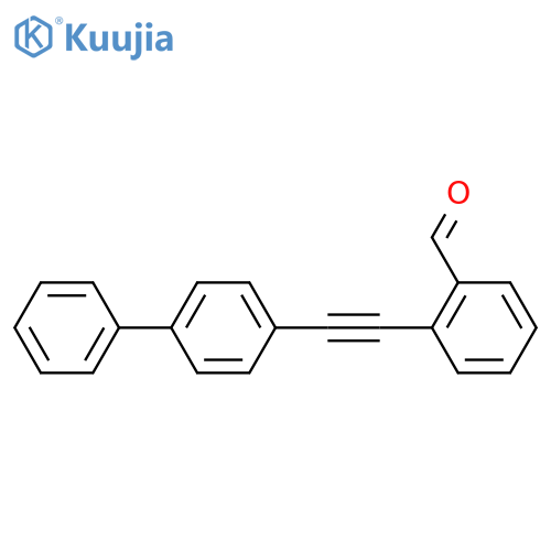 2-([1,1'-Biphenyl]-4-ylethynyl)benzaldehyde structure