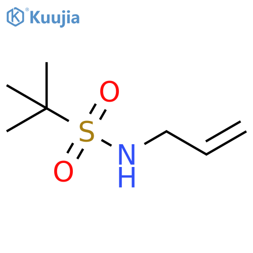 2-methyl-N-(prop-2-en-1-yl)propane-2-sulfonamide structure