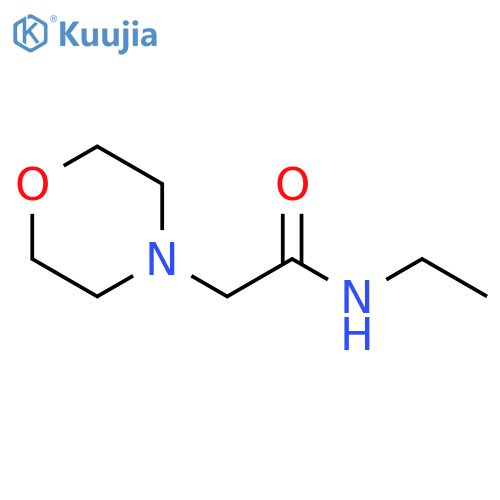 N-ethyl-2-(morpholin-4-yl)acetamide structure