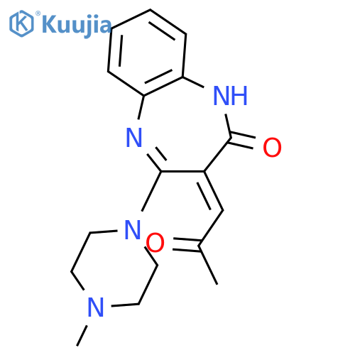 Olanzapine Lactam Impurity structure