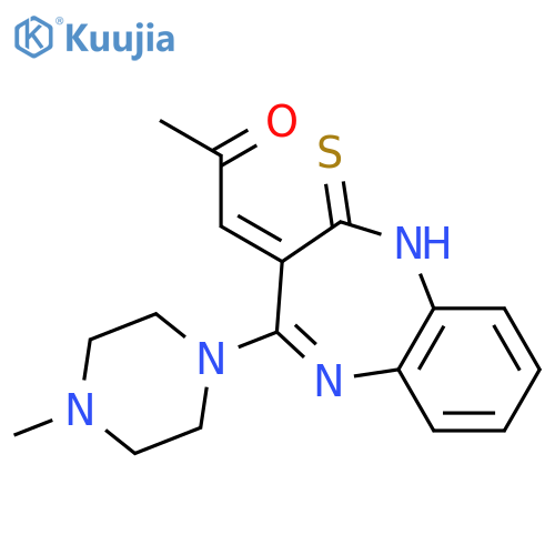 Olanzapine Thiolactam Impurity structure
