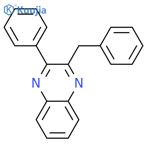 Quinoxaline, 2-phenyl-3-(phenylmethyl)- structure