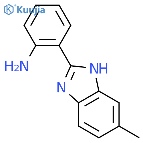 2-(5-Methyl-1H-1,3-benzodiazol-2-yl)aniline structure