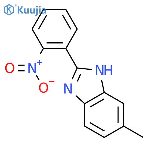 1H-Benzimidazole,6-methyl-2-(2-nitrophenyl)- structure