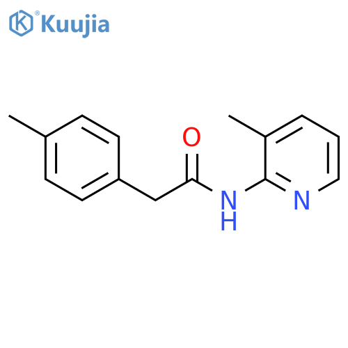 Benzeneacetamide, 4-methyl-N-(3-methyl-2-pyridinyl)- structure