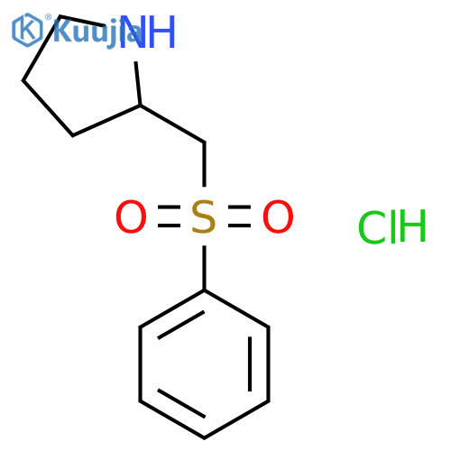 2-(Phenylsulfonyl)methylpyrrolidine structure