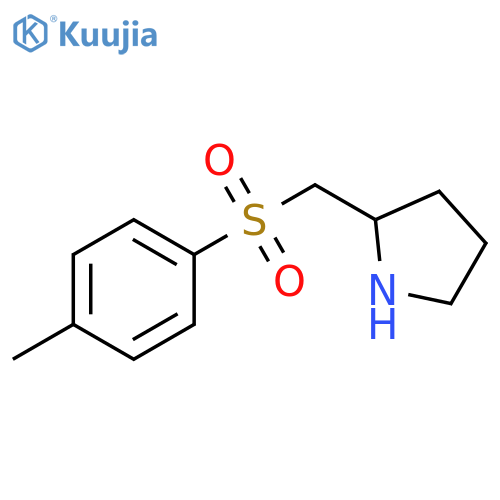 2-(4-methylbenzenesulfonyl)methylpyrrolidine structure