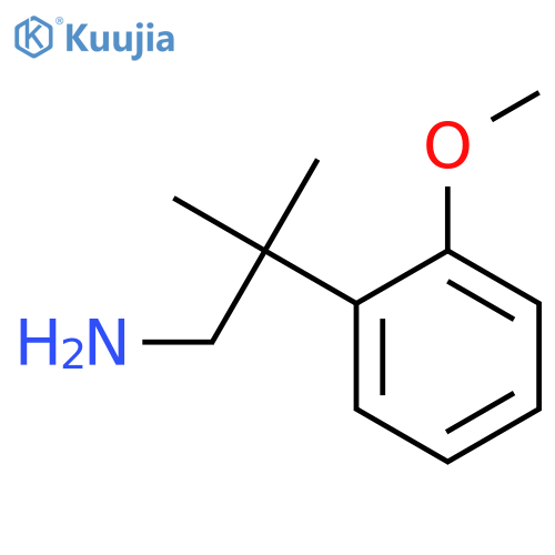 2-(2-methoxyphenyl)-2-methylpropan-1-amine structure