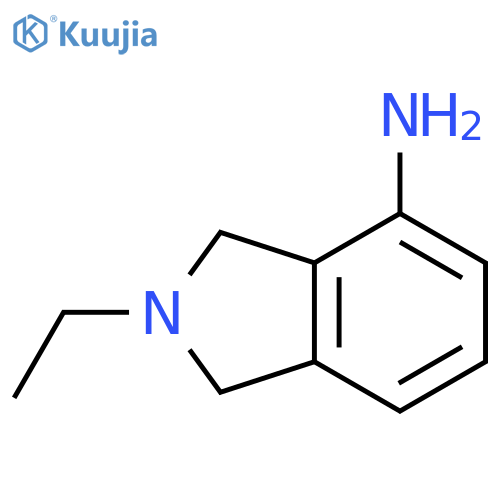 2-ethyl-2,3-dihydro-1H-isoindol-4-amine structure