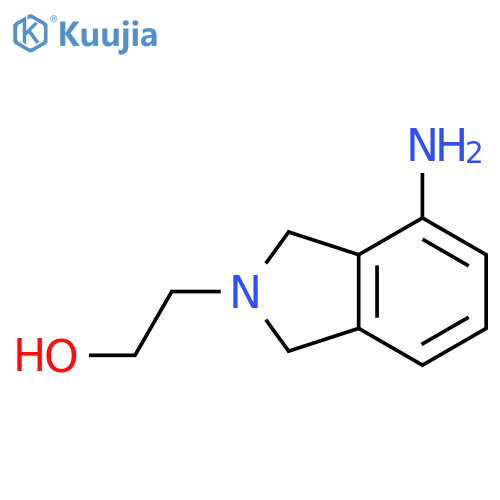 2-(4-amino-2,3-dihydro-1H-isoindol-2-yl)ethan-1-ol structure