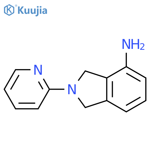 2-(pyridin-2-yl)-2,3-dihydro-1H-isoindol-4-amine structure