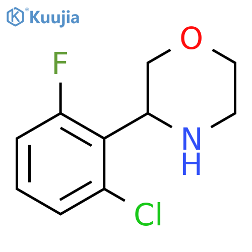 3-(2-CHLORO-6-FLUOROPHENYL)MORPHOLINE structure