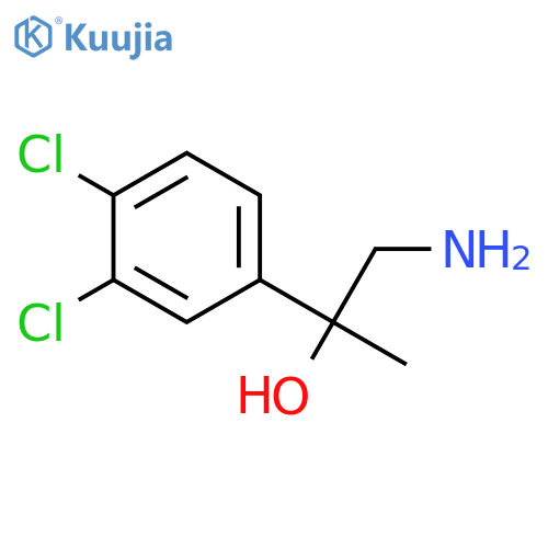1-amino-2-(3,4-dichlorophenyl)propan-2-ol structure