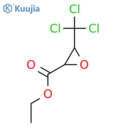 2-Oxiranecarboxylicacid, 3-(trichloromethyl)-, ethyl ester structure